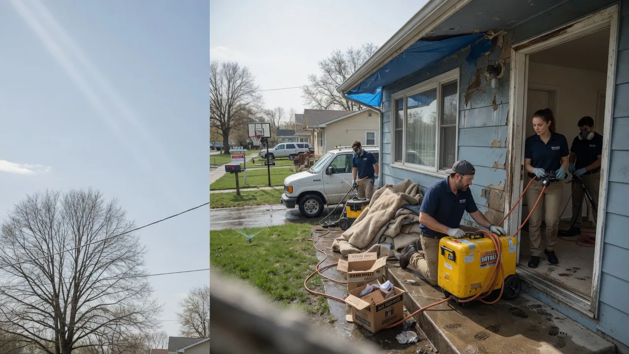Basement Flood Cleanup in Versailles, MO near me
